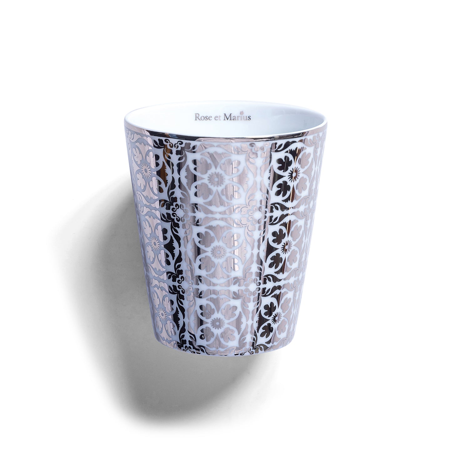 Un Vin Rosé sous la Tonnelle | Cabanoun Platine Vessel | Precious Scented Candle | 200g | Vessel