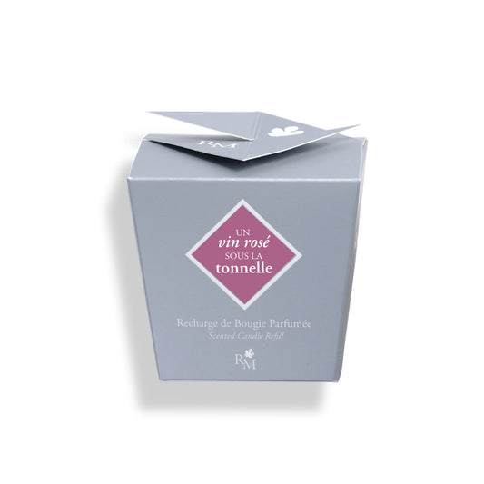Un Vin Rosé Sous la Tonnelle | Scented Candle Refill | 200g | Packaging