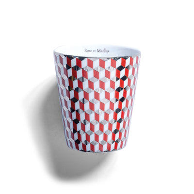 Un Vin Rosé sous la Tonnelle | Tometo Rouge Vessel | Precious Scented Candle | 200g